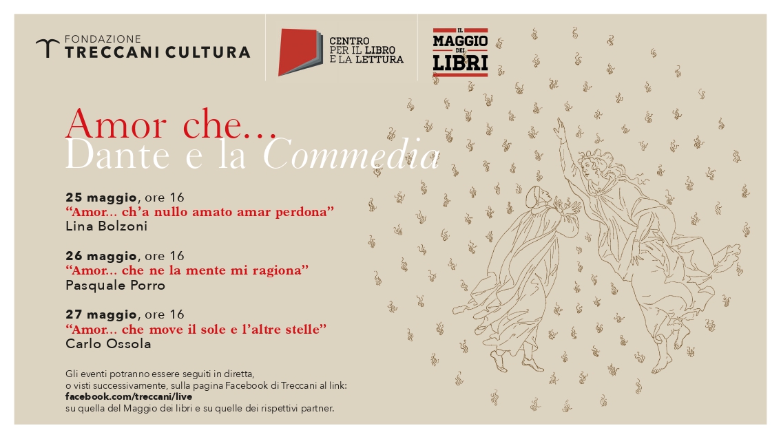 “Amore che… Dante e la Commedia”: dal 25 al 27 maggio le lezioni di Fondazione Treccani