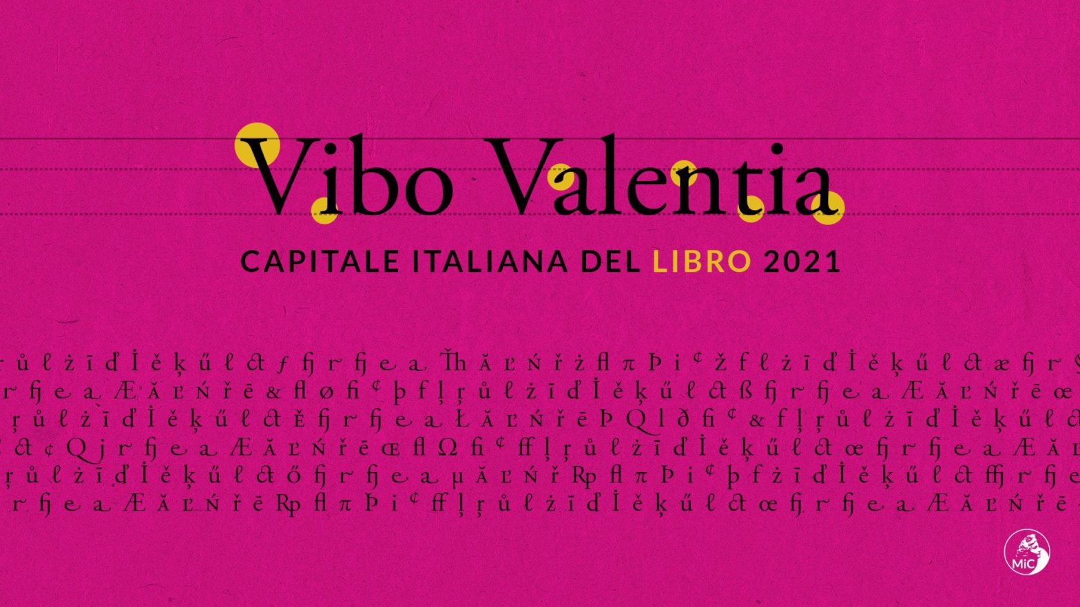 Vibo Valentia è la Capitale italiana del Libro 2021