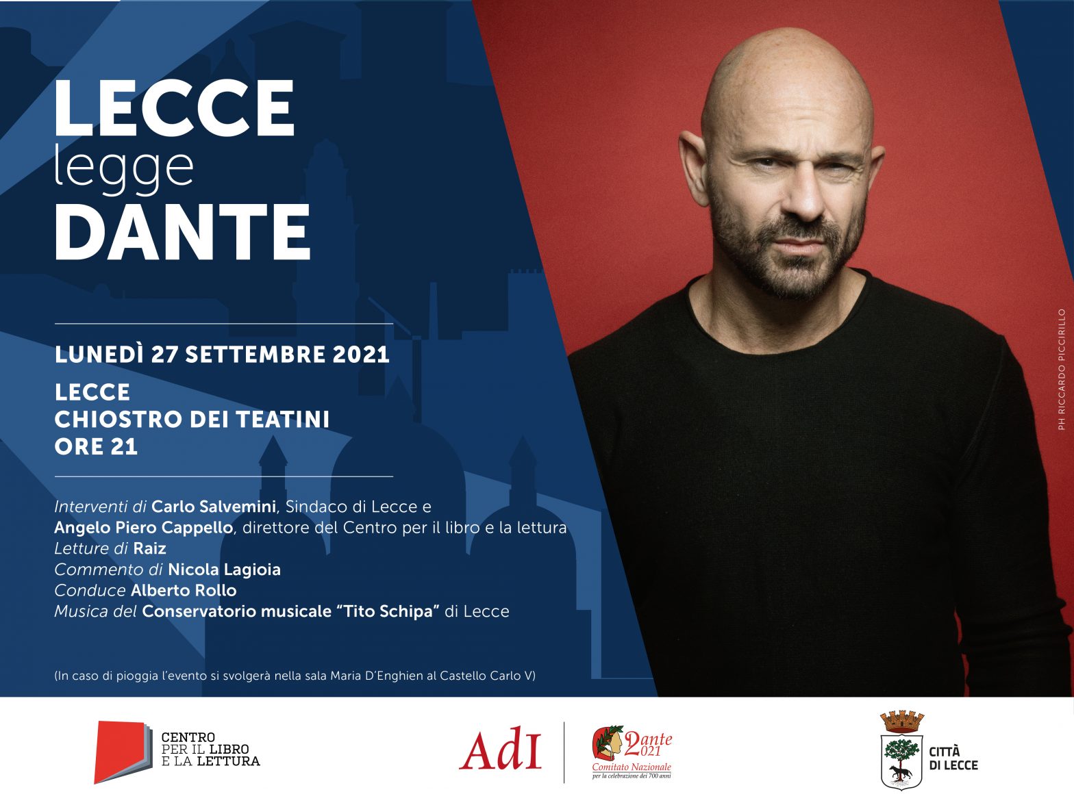 “Città che legge Dante”: il 27 settembre tappa a Lecce