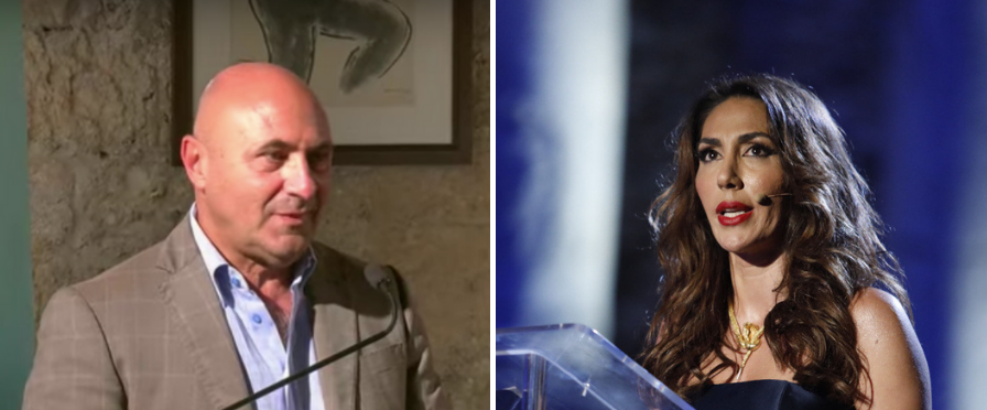 Angelo Piero Cappello dialoga con Antonella Ferrara del Taobuk Festival di Taormina