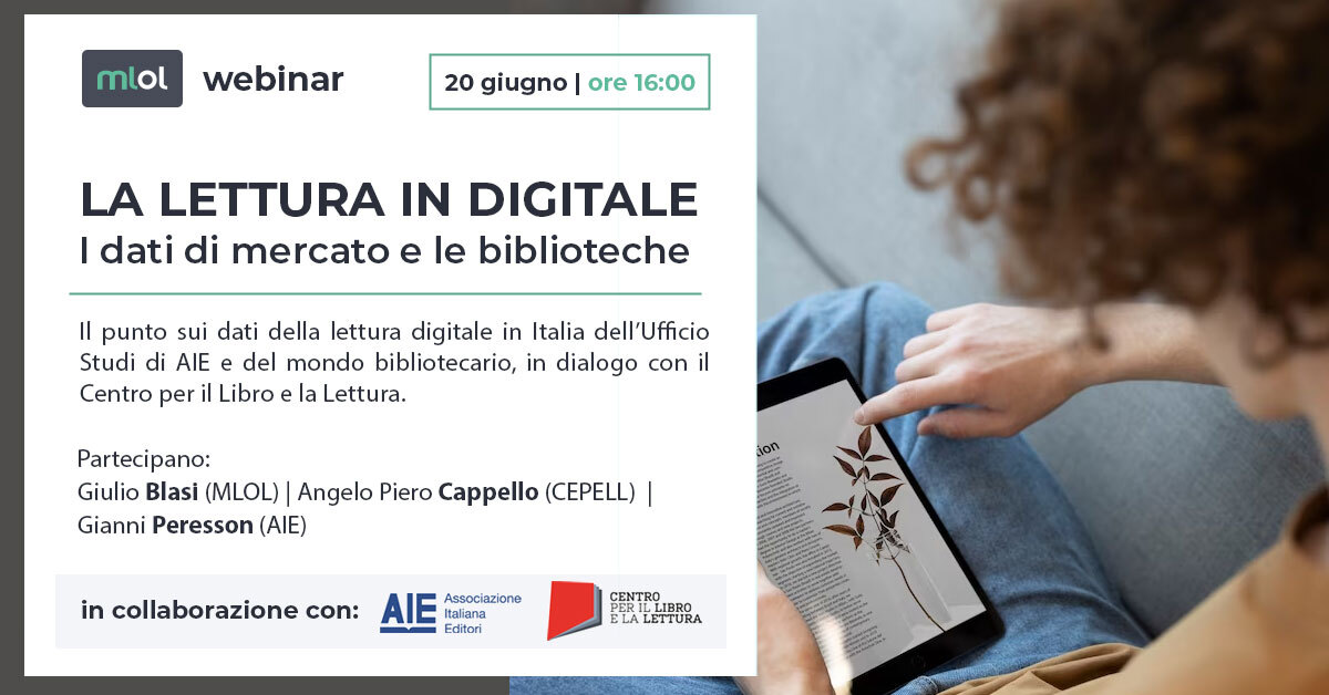 [VIDEO] Webinar “La lettura in digitale”