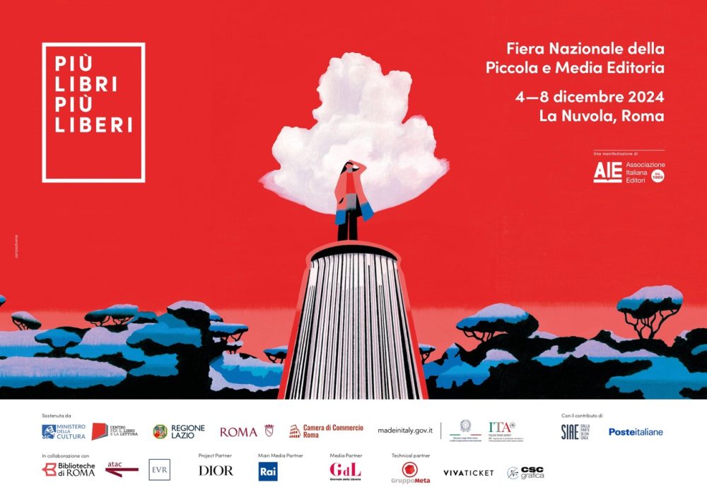 Dal 4 all’8 dicembre torna alla Nuvola di Roma “Più libri più liberi”