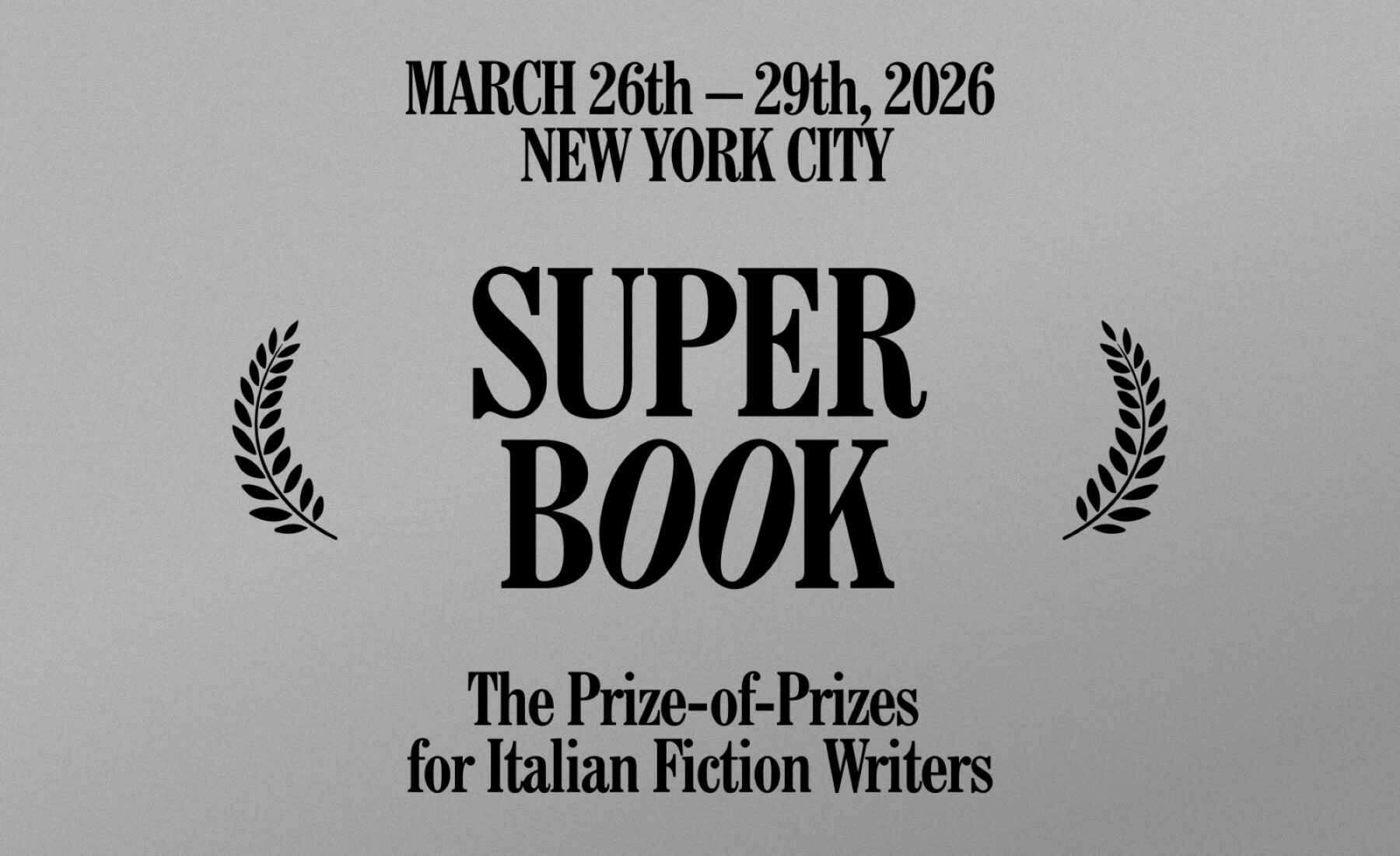 Il Centro per il libro alla cerimonia finale del SuperBook 2026
